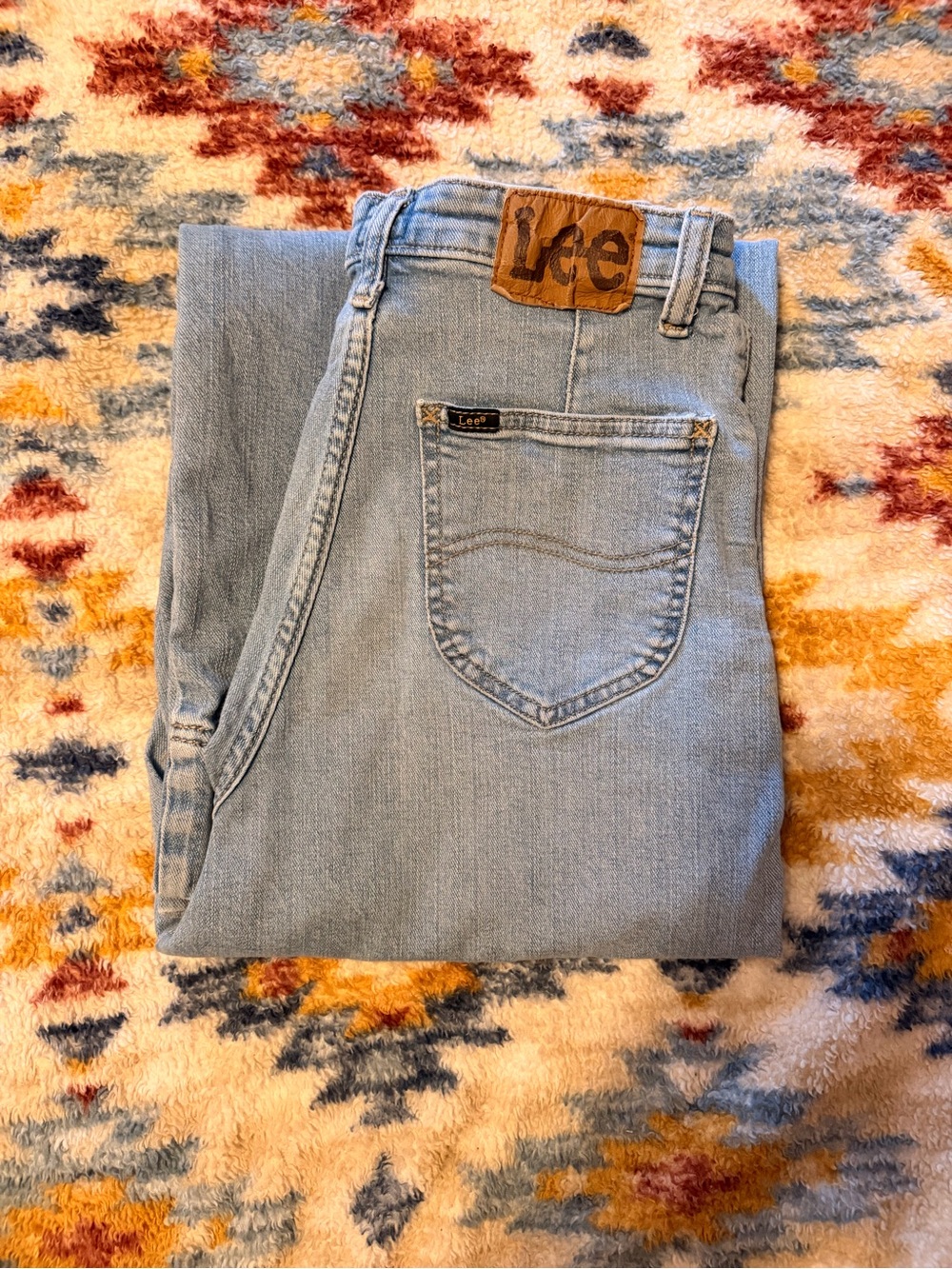 Lee Women’s Light Blue Wide Leg Jeans
